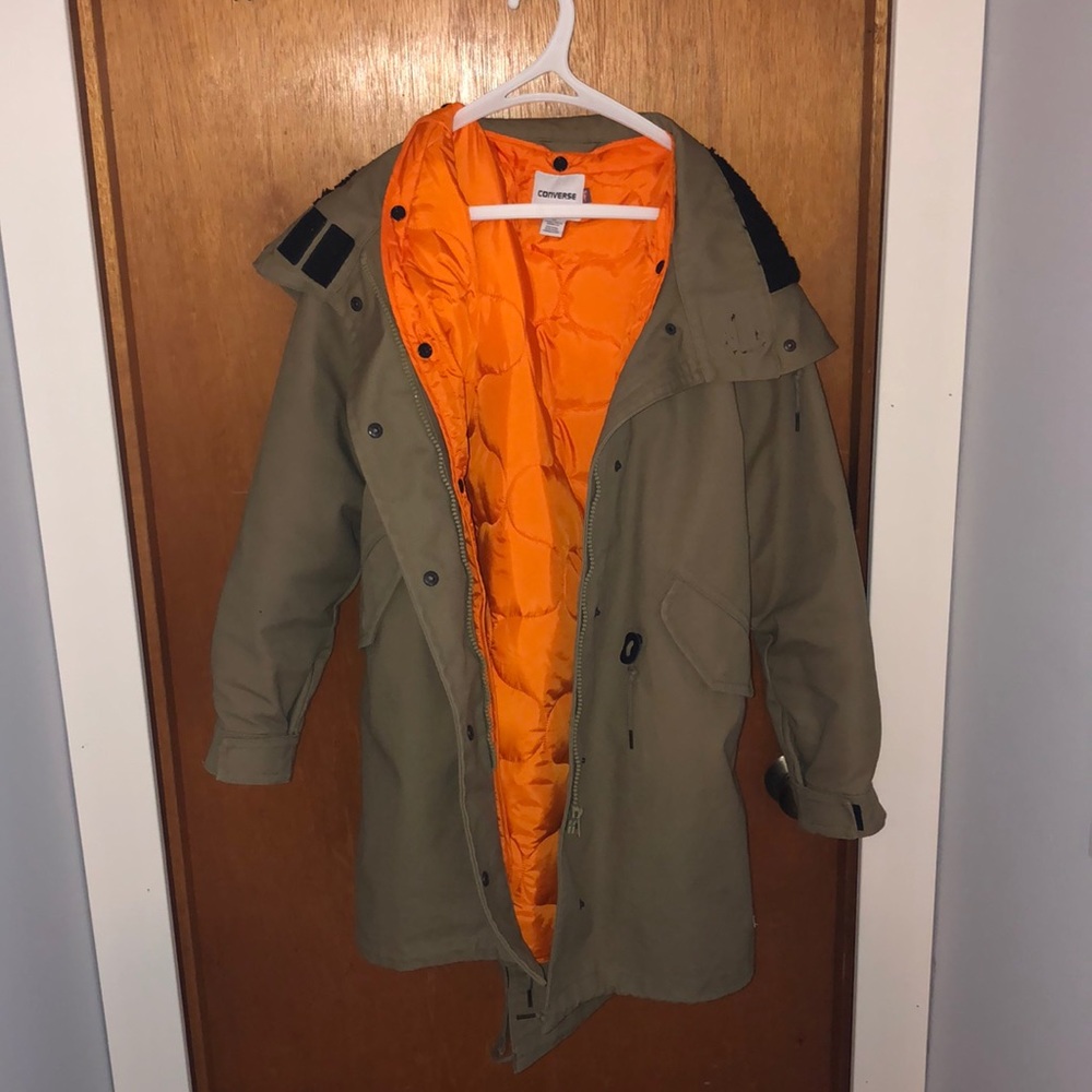 Cold weather converse coat